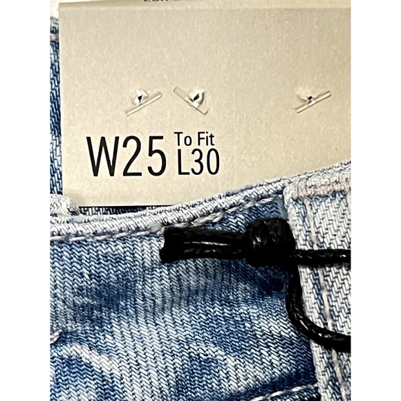 NWT Topshop Moto High Waisted Mom Jeans Mid Blue Womens Size 25 - Picture 6 of 7